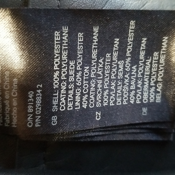 H & M FAUX-LEATHER TOTE WITH REMOVABLE CROSSBODY BAG IN BLACK - Picture 8 of 10